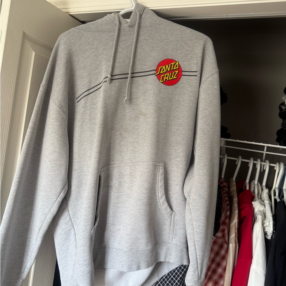 Santa Cruz Gray Hoodie